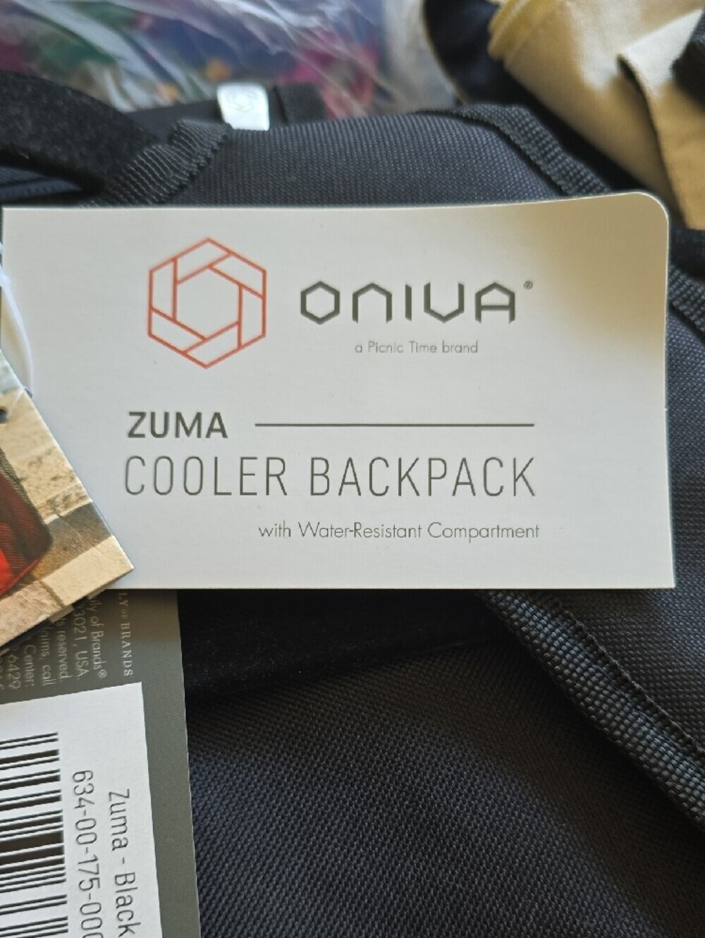 Black Oniva Zuma Cooler Backpack - Picture 4 of 6
